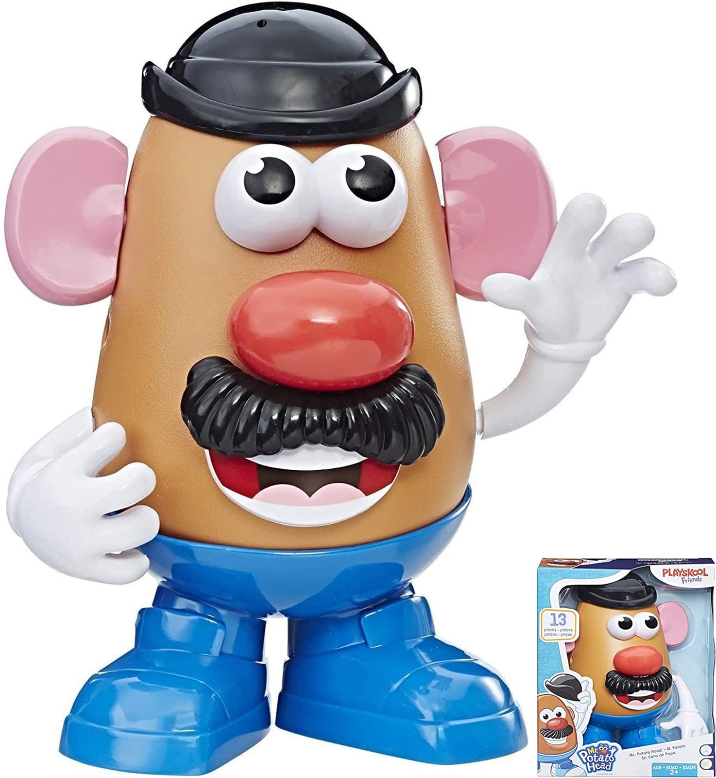 Amazon.com: Mr Potato Head Toy for Kids Age 2+, 13 Piece Set with