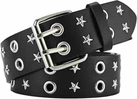 Buy Lamerry y2k Belt, Studs, Double Pin, 2 Holes, Stars, Costume
