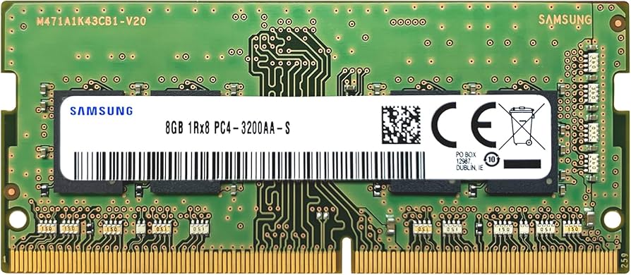 Samsung 8GB DDR4 3200MHz PC4-25600 (PC4-3200AA) CL22 SODIMM 1Rx8