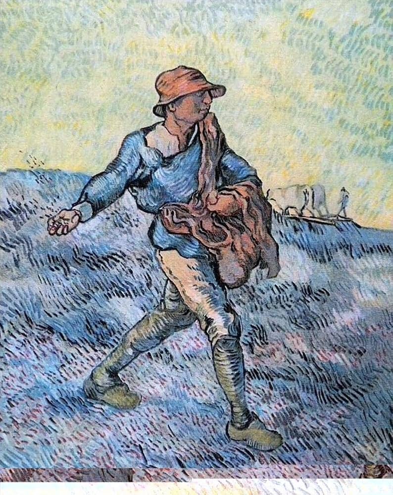 Amazon.co.jp: 絵画「種をまく人」ミレー ヴィンセント ファン ゴッホ