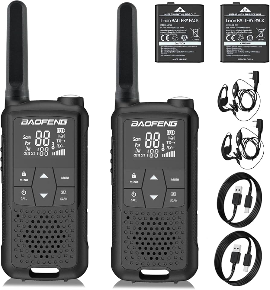 Amazon | トランシーバー 無線機 免許不要 特定小電力 充電式 簡単操作