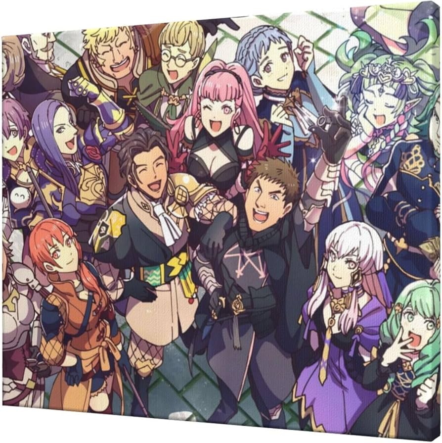 Amazon.co.jp: 絵画 ファイアーエムブレム 風花雪月7 ポスター