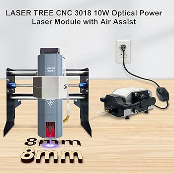 Amazon | レーザーの木 CNC 3018 レーザー モジュールのキット、空気