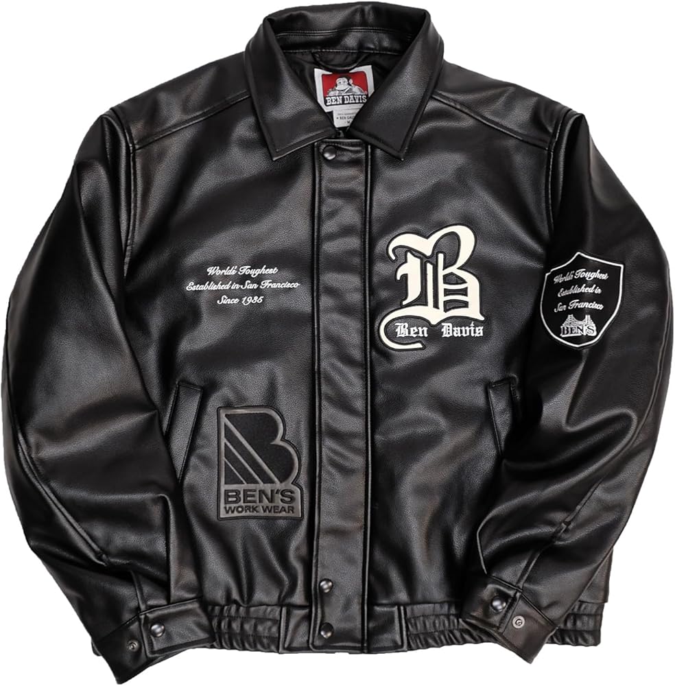 Amazon | BEN DAVIS ジャケット ベンデイビス 2023 フェイクレザー