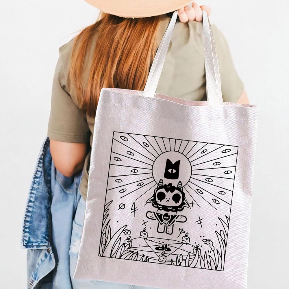 Amazon.com: Cult Of The Lamb Tote Bag - Cute, Trendy Cartoon