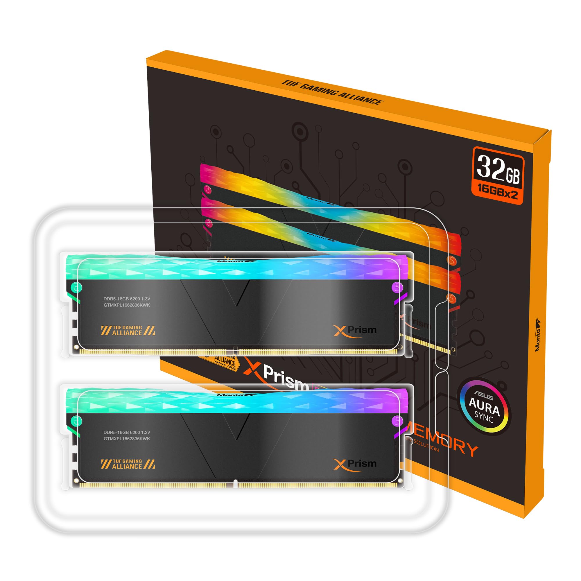 Amazon.com: V-Color DDR5 (TUF Gaming Alliance) Manta XPrism 32GB