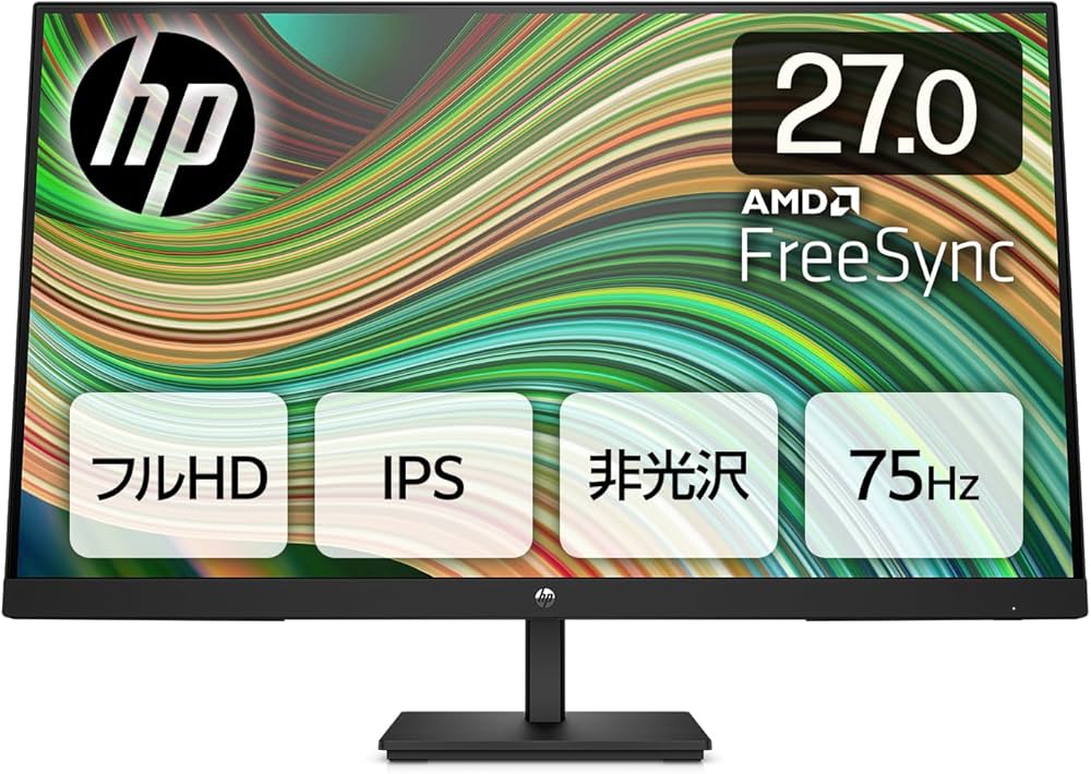 Amazon.co.jp: HP モニター V27ie G5 27インチ フルHD 75Hz 5ms IPS