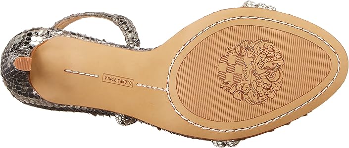 Amazon.com | Vince Camuto Luanna Crystal Strap High Heel Sandal