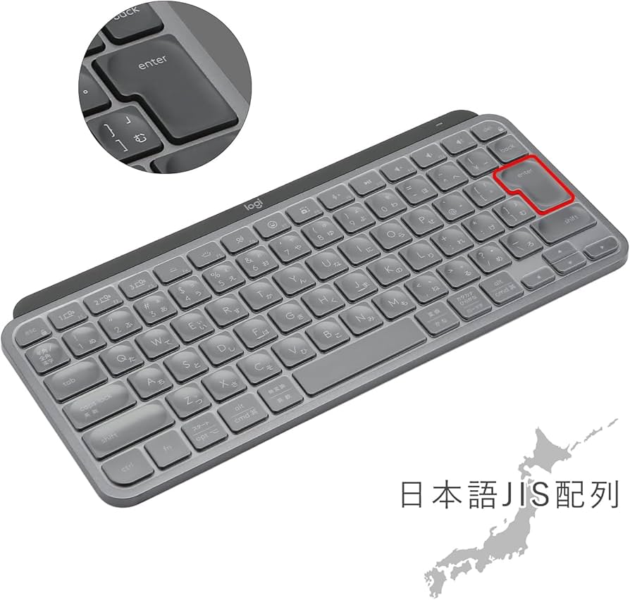 Amazon.co.jp: ロジクール MX Keys mini 用 キーボードカバー 対応