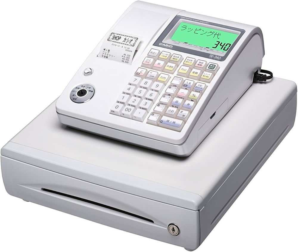 Amazon.co.jp: カシオ レジスター 10部門 ドロア分離型 TE-340WE