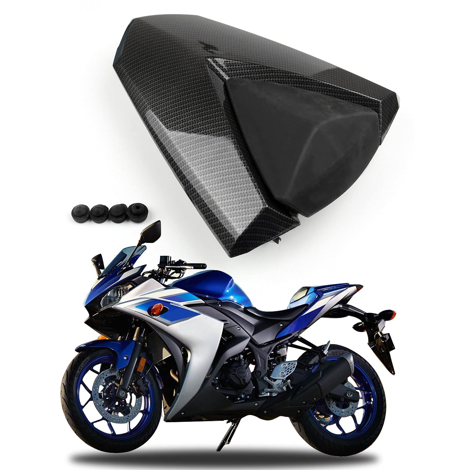 Amazon | Frezon 適用ヤマハ YZF R25 YZF-R3 MT-03 用 リア シート