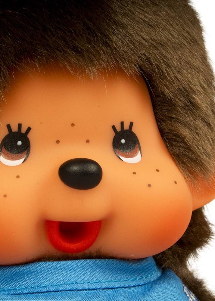 Amazon.com: Monchhichi 20cm Classic Boy (Blue) : Toys & Games