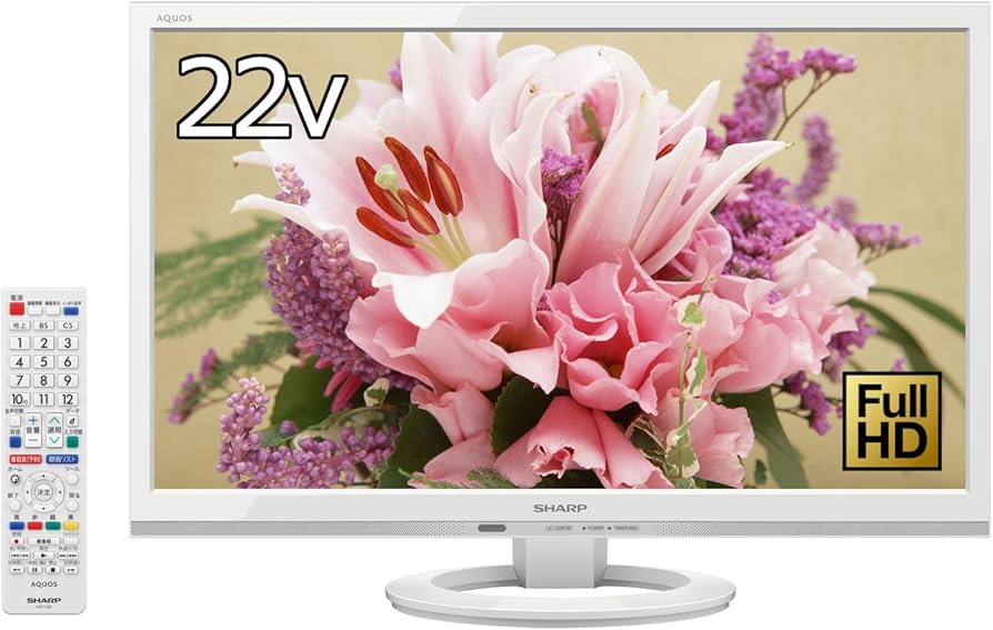Amazon | シャープ AQUOS 液晶テレビ 22型 ホワイト系 LC-22K30-W