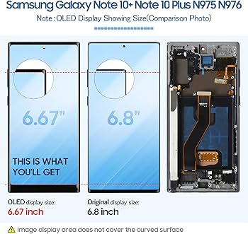 Amazon.co.jp: SRJTEK For Samsung Galaxy Note 10 Plus 5G 『OLED