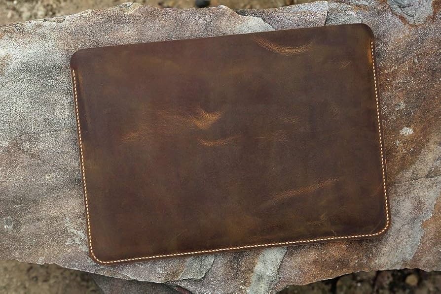 Amazon.co.jp: 手作り MacBook向け レザースリーブケース オイル