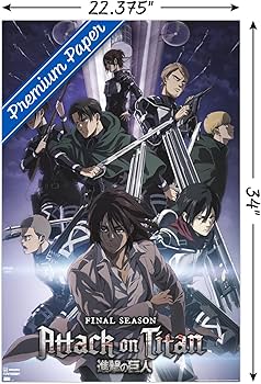 Amazon.co.jp: 進撃の巨人:シーズン4 - Key Visual 2 ウォールポスター
