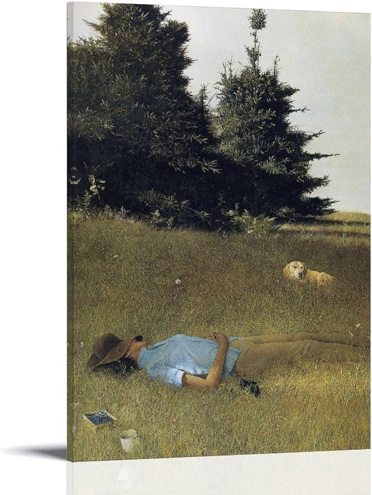 Amazon.co.jp: Andrew Wyethアンドリュー・ワイエス絵画（遠雷）アート