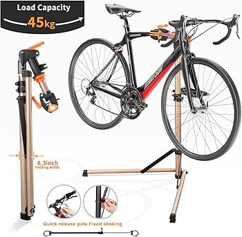 Amazon.com: teraysun Bike Repair Stand (Max 99lbs) - Aluminum