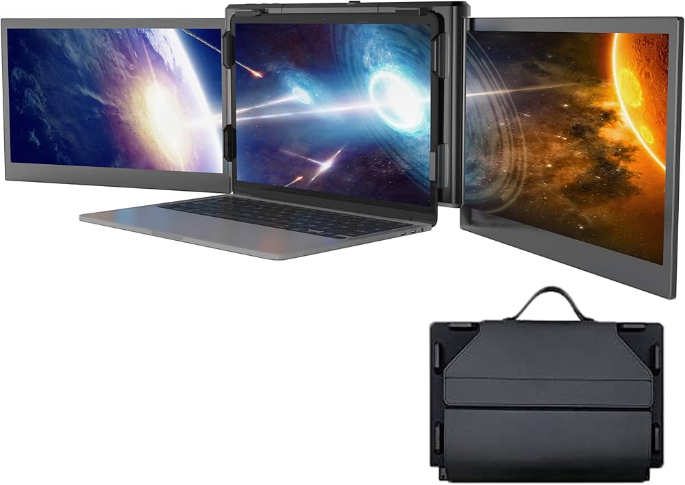 Amazon.co.jp: Kwumsy Proトリプルポータブルモニターラップトップ