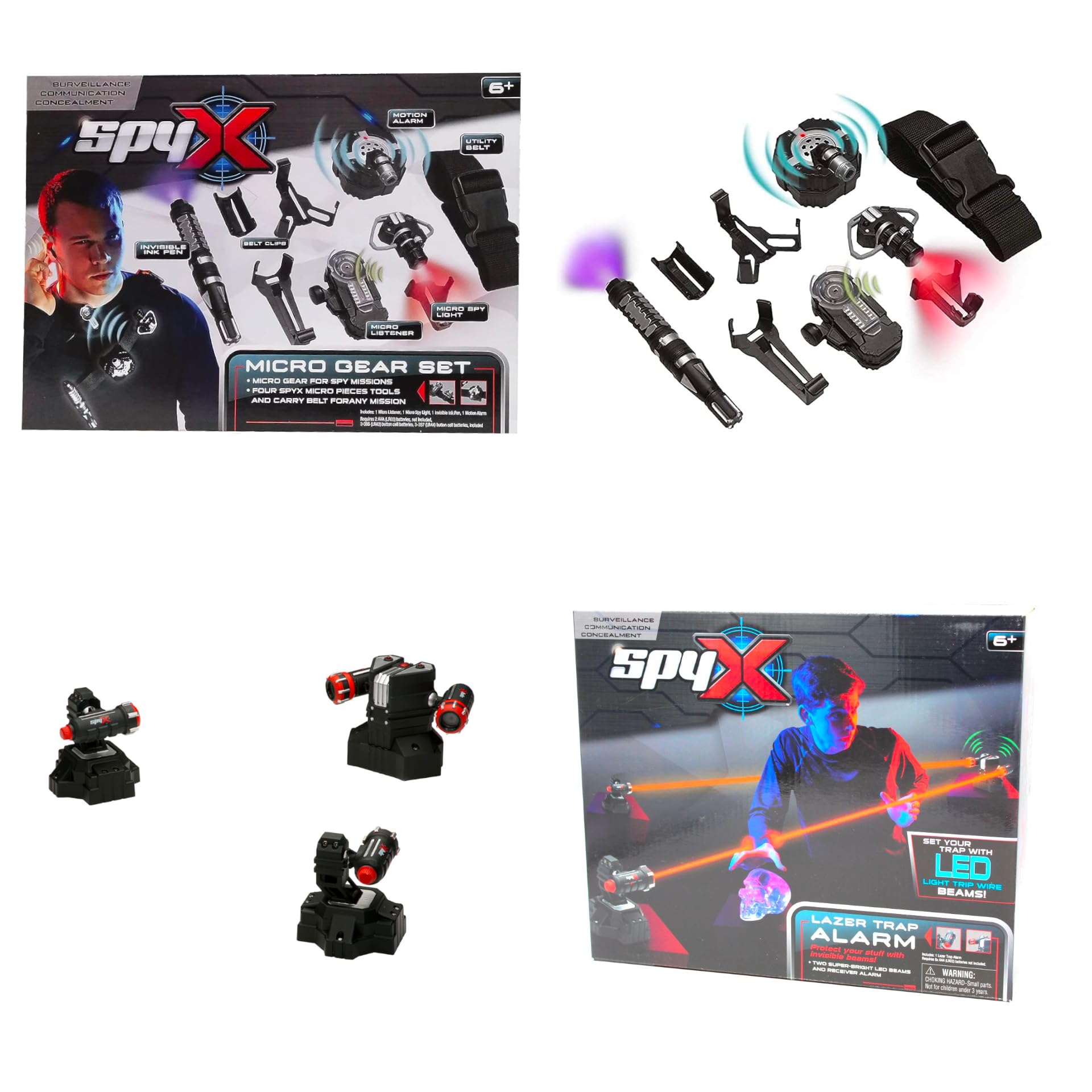 Amazon.com: MUKIKIM SpyX/Micro Gear Set + Lazer Trap Alarm - 4