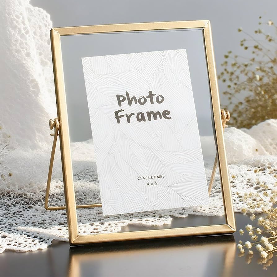 Amazon.co.jp: aleawol フォトフレーム 2L判 透明 ガラス 写真立て