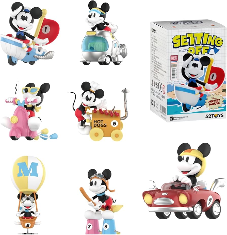 Amazon.co.jp: 52TOYS BLINDBOX Mickey Mouse Setting Off シリーズ