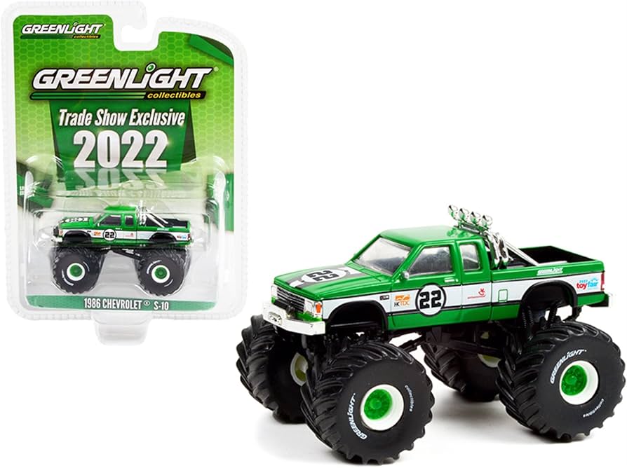 Amazon | グリーンライト 1/64 1986 シボレー S-10 エクステンデッド