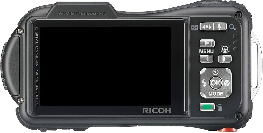 Amazon | RICOH 防水デジタルカメラ RICOH WG-20 レッド 防水10m耐