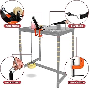 Amazon.co.jp: アームレスリングトレーニングテーブルプーリーケーブル