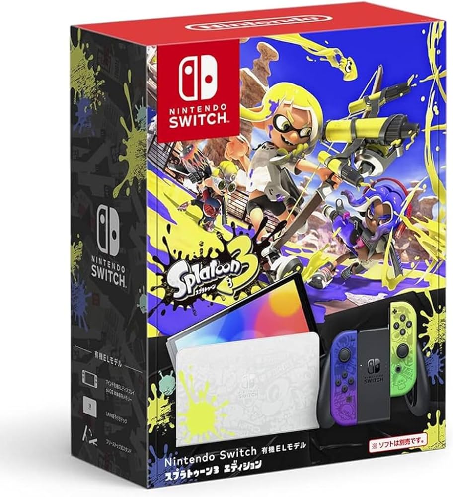 Amazon.co.jp: 【整備済み品】 Nintendo Switch(有機ELモデル) スプラ