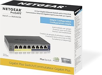 Amazon.com: NETGEAR ProSAFE GS108PE 8-Port Gigabit Web Managed