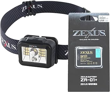 Amazon.co.jp: 冨士灯器 ZEXUS(ゼクサス) LEDライト ZX-190 専用充電池