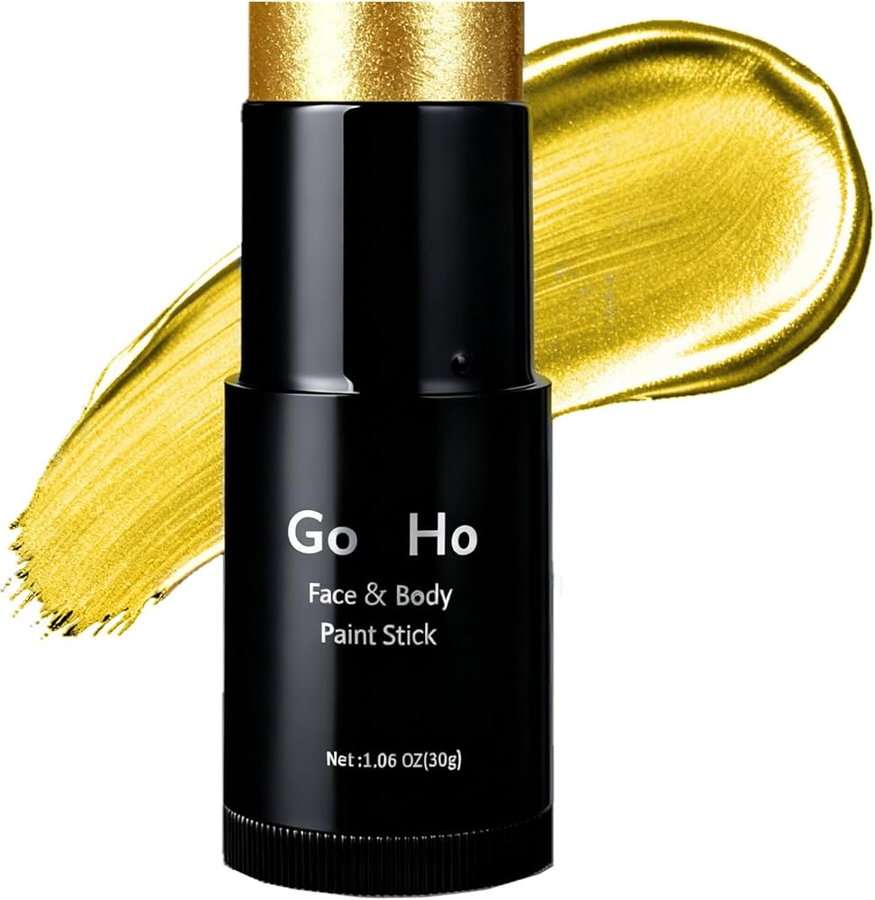 Amazon.com : Go Ho Cream-Blendable Gold Face Paint (1.06 oz