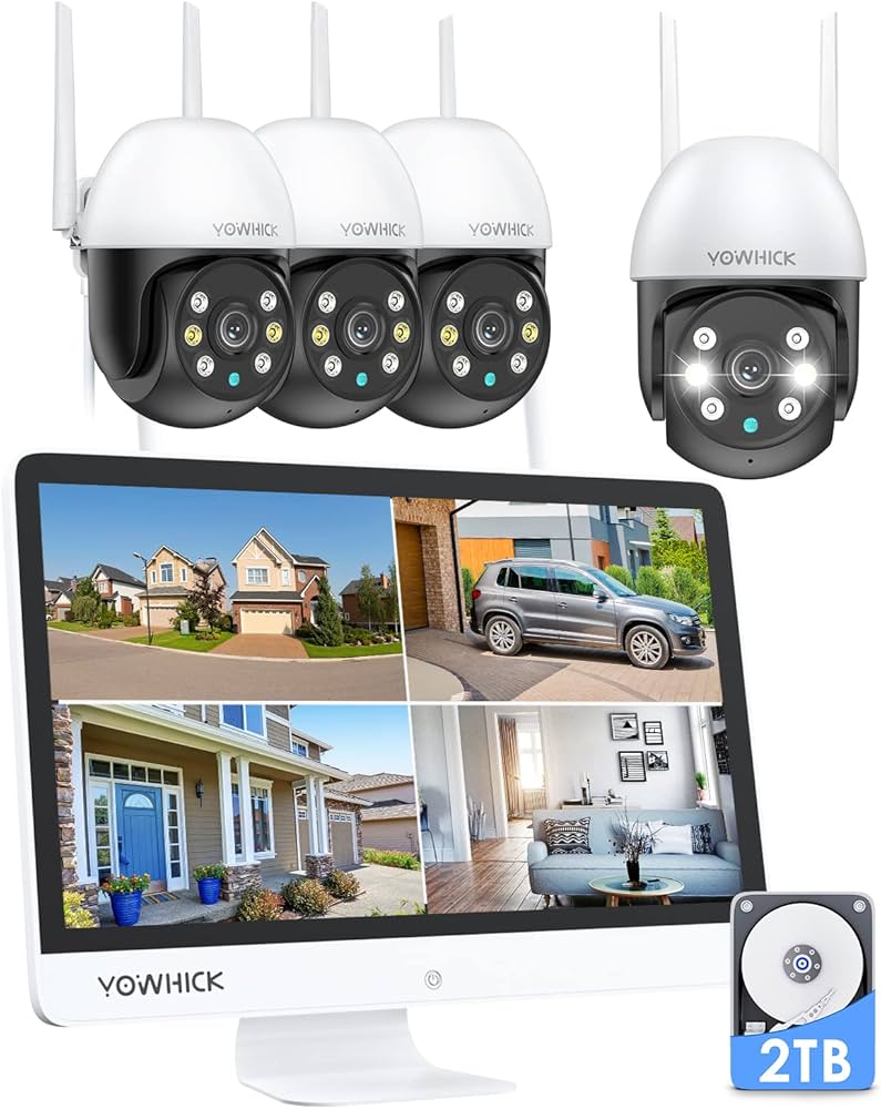 Amazon.co.jp: 【15.6インチ・一体型・500万画素】防犯カメラ