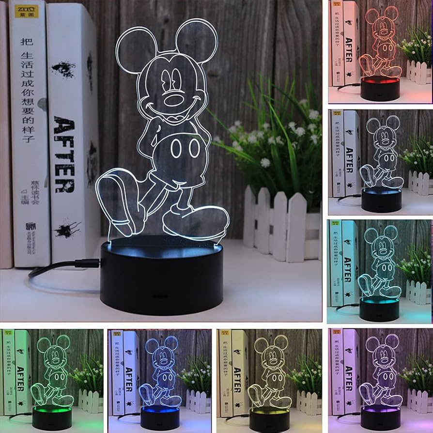 Amazon.co.jp : 光るミッキーミニーマウス フィギュア アニメ