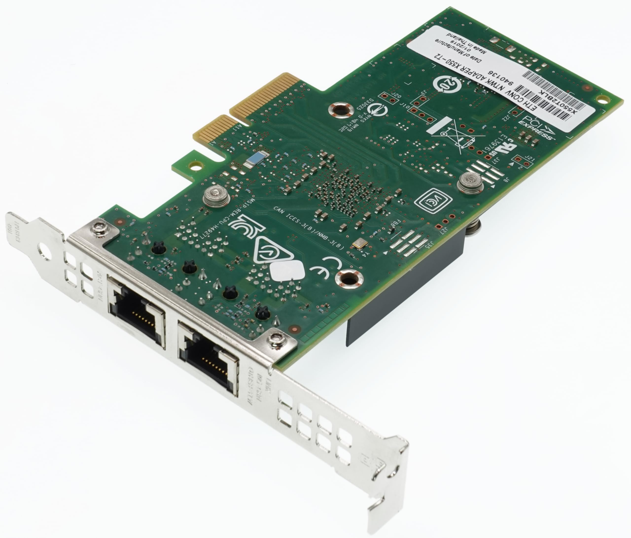 Amazon | 10Gbps LANカード Intel X550-T2コントローラーチップ PCIe3