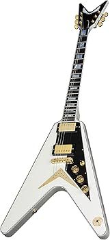 Amazon.com: Dean Christian Martucci V Electric Guitar, Vintage