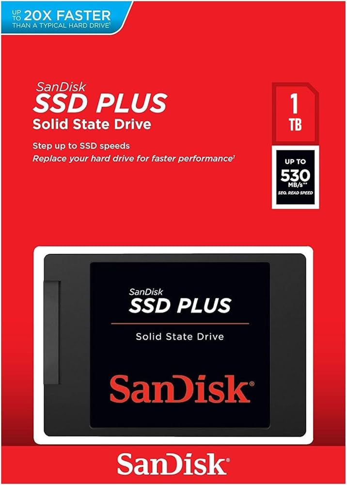 Amazon | SanDisk サンディスク 内蔵SSD 2.5インチ / SSD Plus 1TB