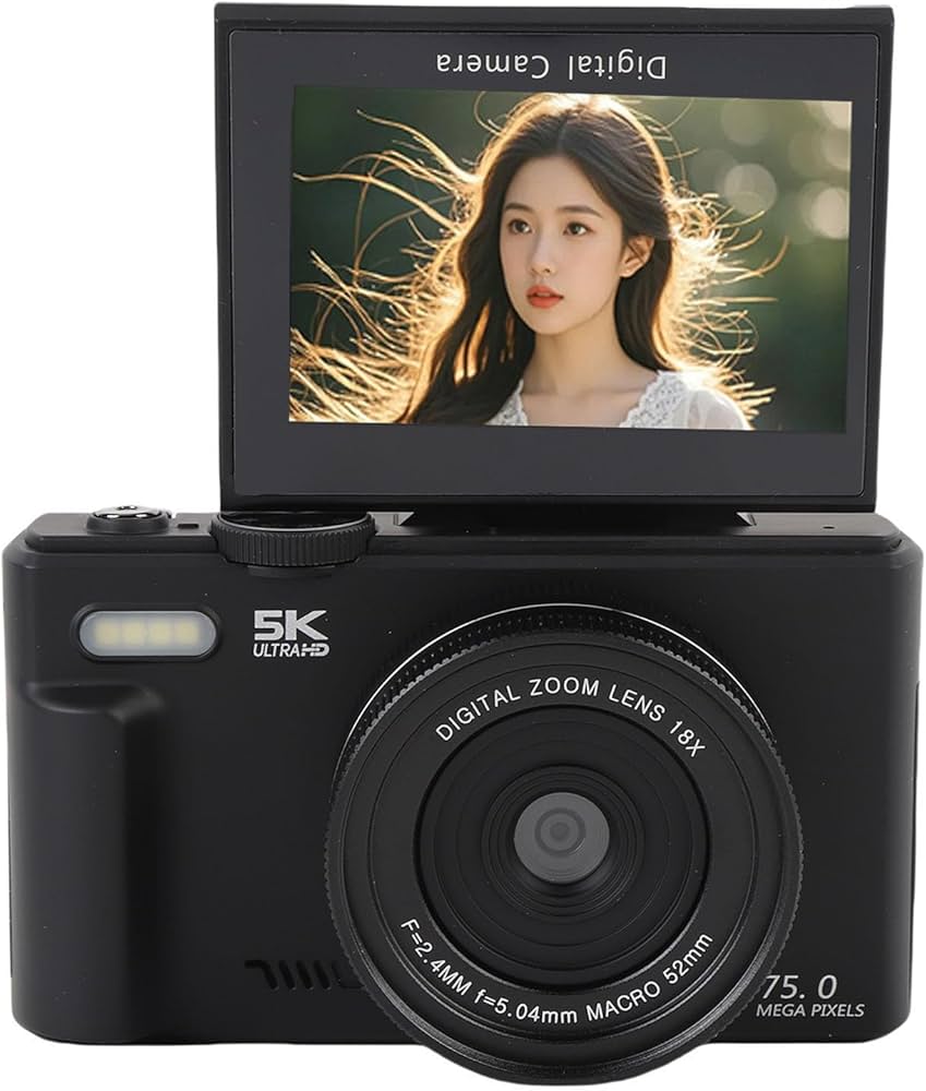 Amazon.com : 5K Digital Camera, 75MP UHD Digital Cameras for