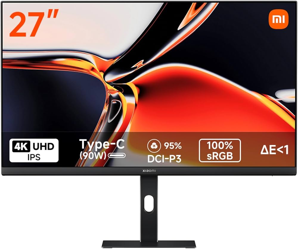 Amazon.co.jp: Xiaomi 4Kモニター A27Ui 3840x2160 UHD画質 MAX90W USB