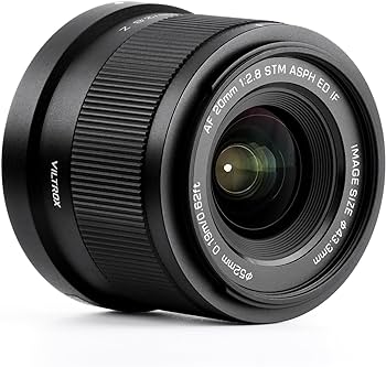 Amazon.co.jp: VILTROX AF 20mm F2.8 Z マウント 広角レンズ フル