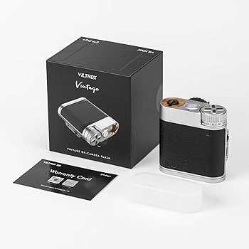 Amazon | VILTROX Vintage Z1 カメラフラッシュ レトロ 小型 ストロボ
