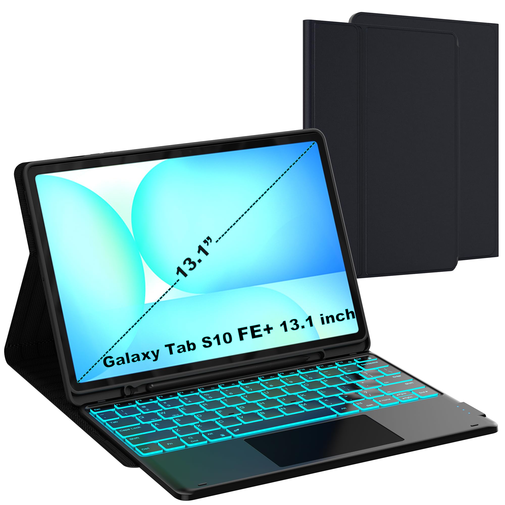 Amazon.com: for Galaxy Tab S10 FE+ 13.1 inch Case with Keyboard
