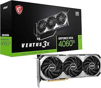 Amazon | MSI GeForce RTX 4060 Ti VENTUS 3X 8G OC (8GB GDDR6/PCI