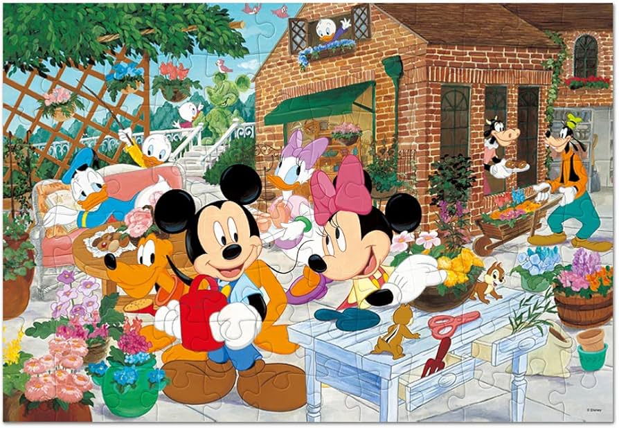 Amazon.co.jp: 96ピース 子供向けパズル ディズニー みんなで