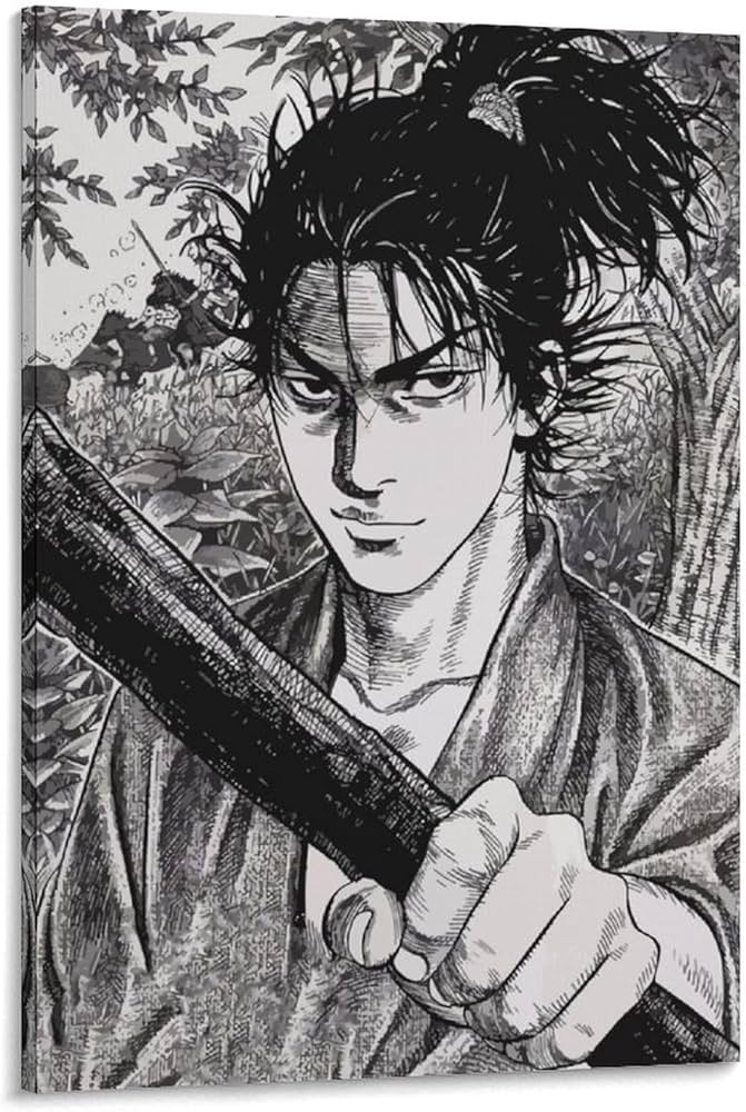 Amazon.co.jp: バガボンド アニメポスター 1 キャンバスアートポスター