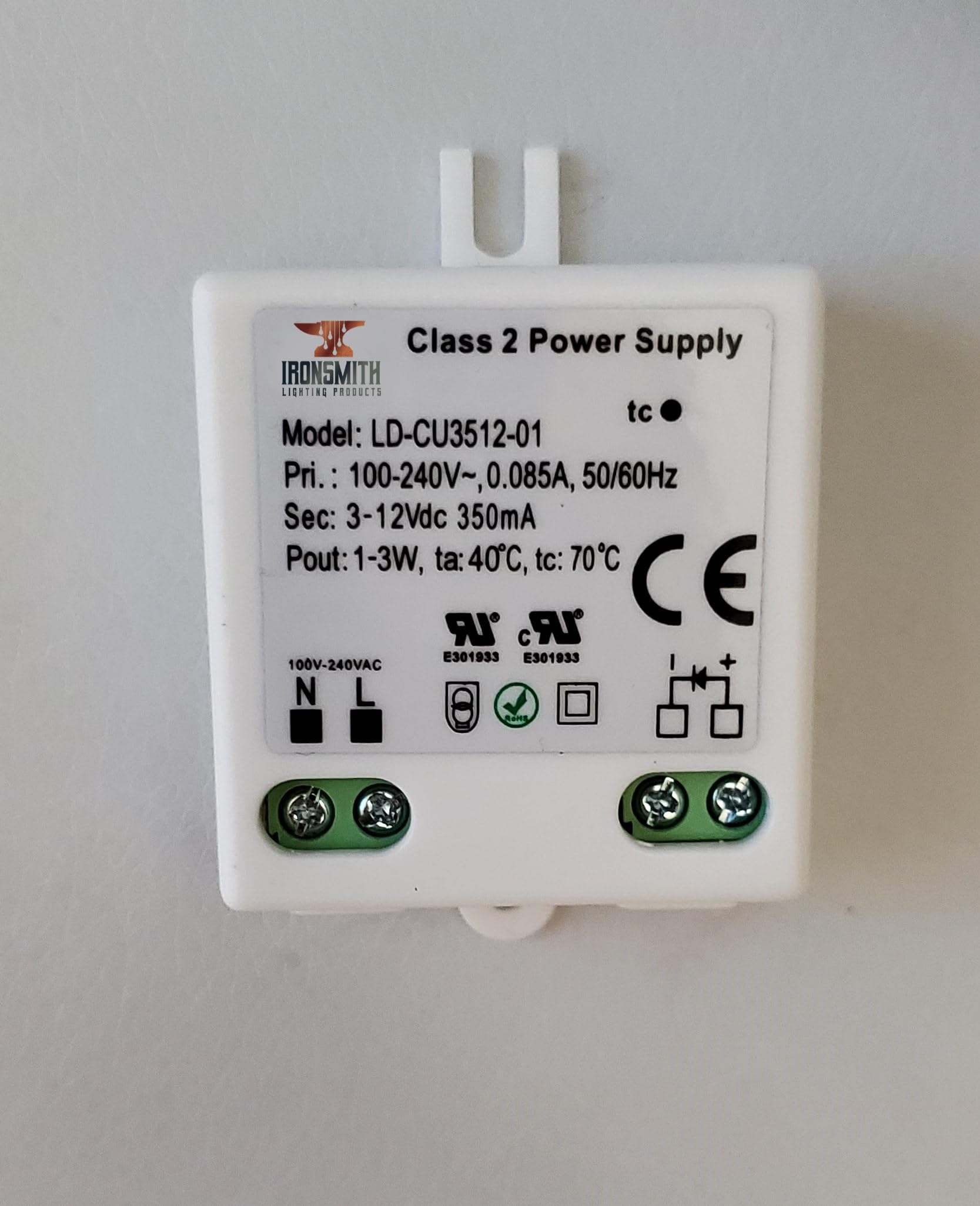 Amazon | 3W 定電流LEDドライバー | 100-240ボルト AC - 6-12V DC