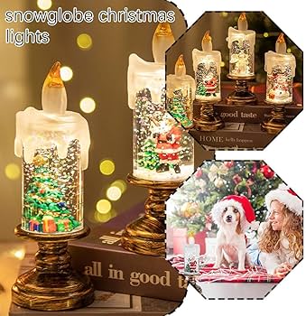 Amazon.co.jp : クリスマスフレームレスキャンドル サンタクロース