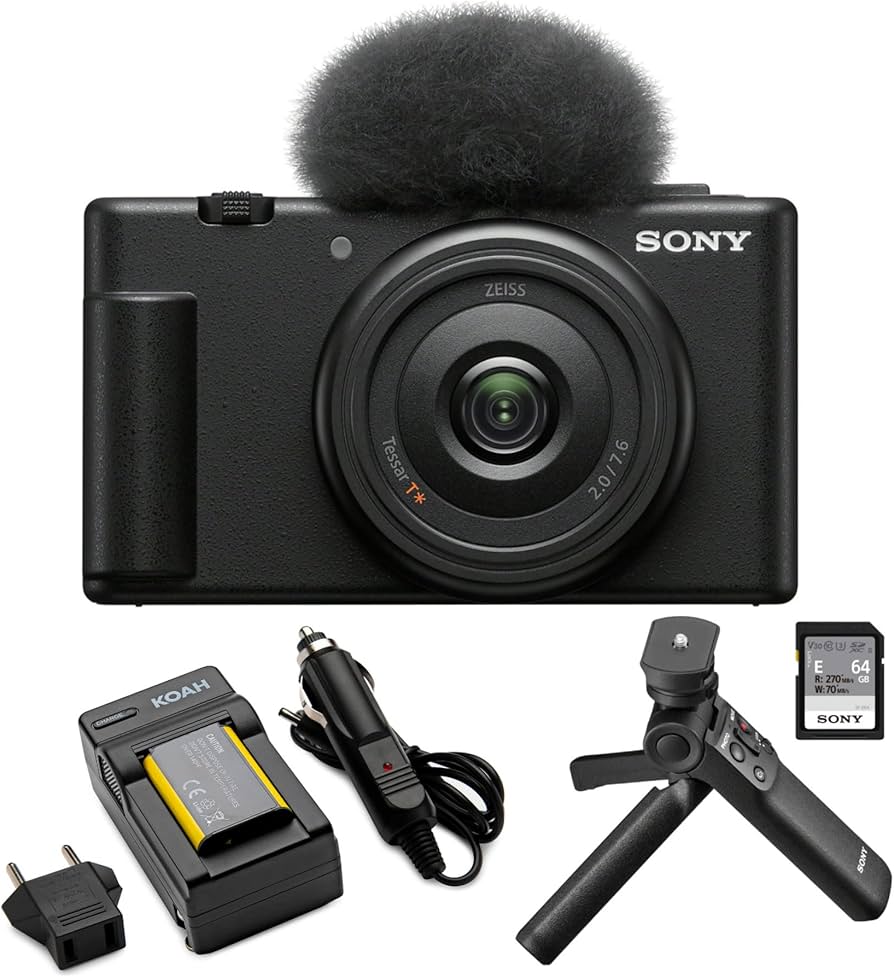Amazon.com : Sony ZV-1F Vlog Camera for Content Creators and