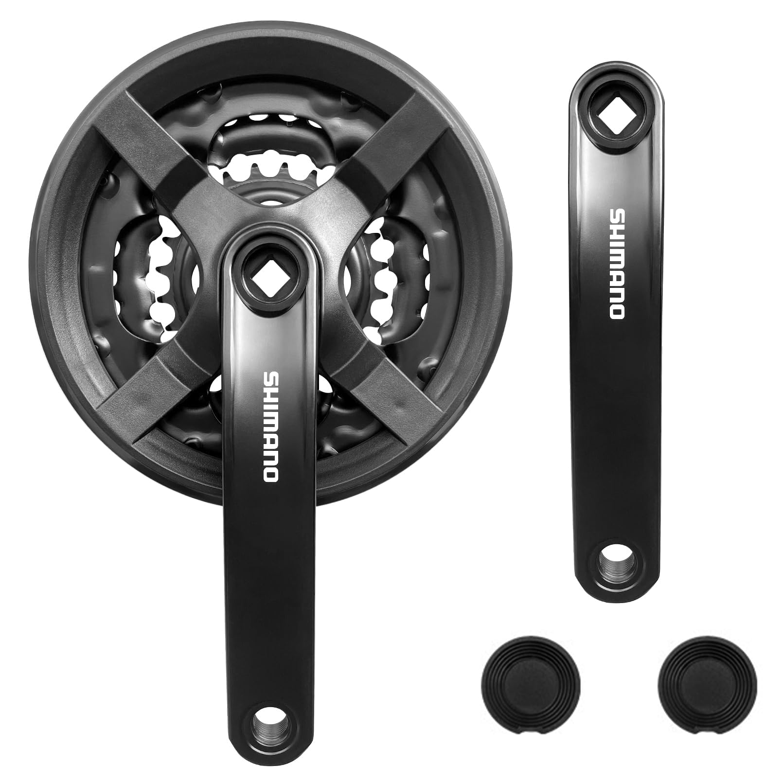 Amazon.com : Relwears Bike Crankset FC-TY301 42-34-24T for 3x6/7/8